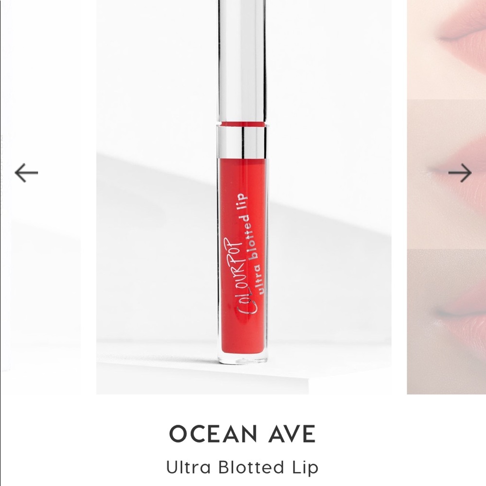 Colourpop Set “Ocean Ave” and “curvii”